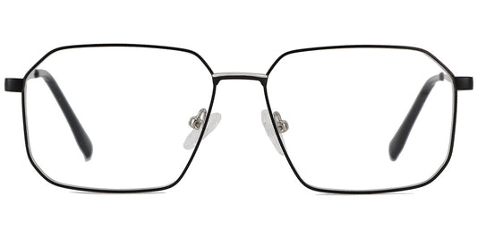 Acetate Metal Square Frame F8862