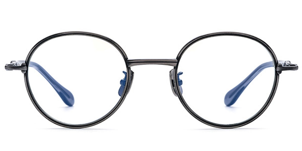 Titanium Round Frame F5859