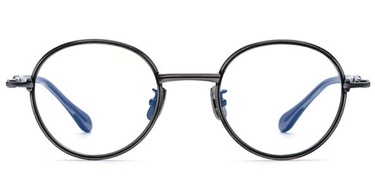 Titanium Round Frame F5859