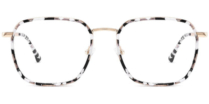 Acetate Metal Square Frame F10271