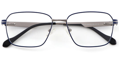 Acetate Metal Square Frame F8723