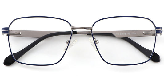 Acetate Metal Square Frame F8723
