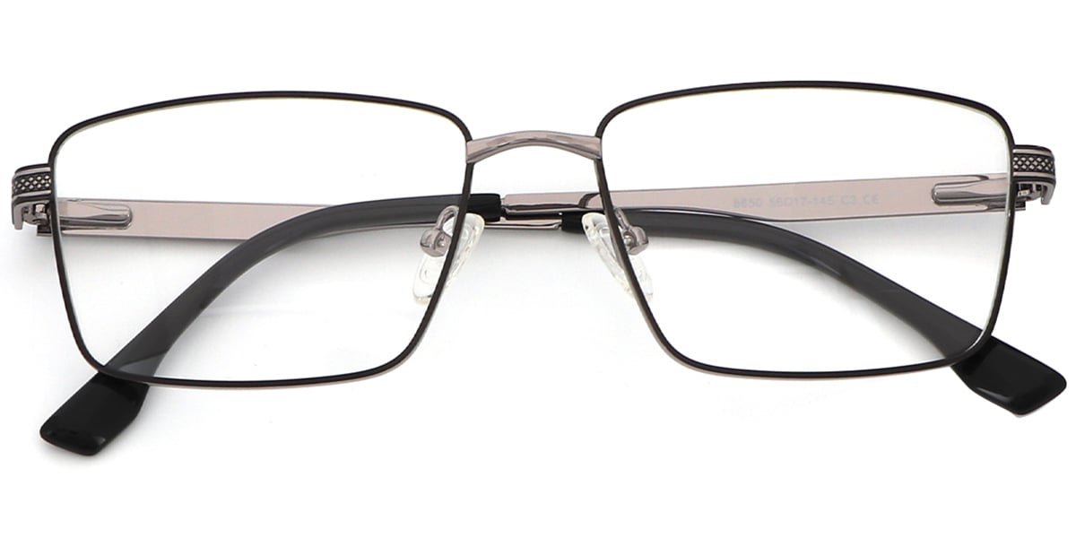 Acetate Metal Rectangle Frame F8719