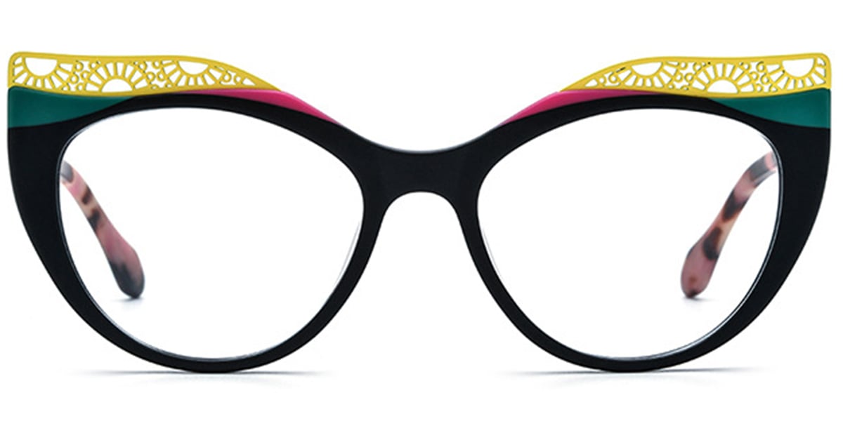 Acetate Cat Eye Frame F6896