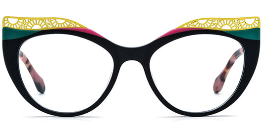Acetate Cat Eye Frame F6896