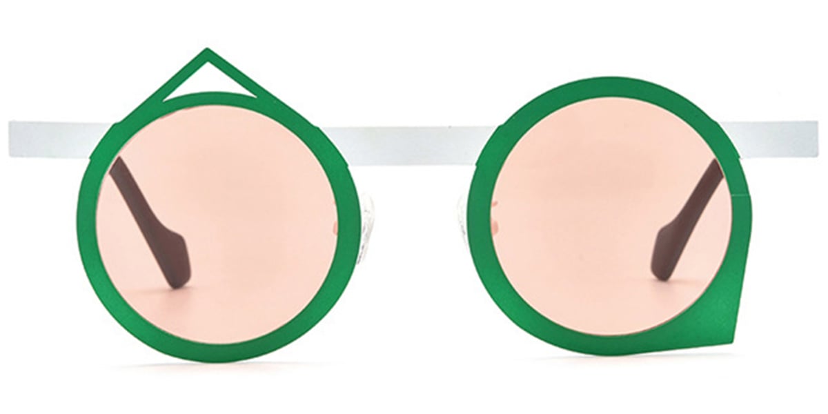 Titanium Geometric Sunglasses SG6721