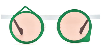 Titanium Geometric Sunglasses SG6721