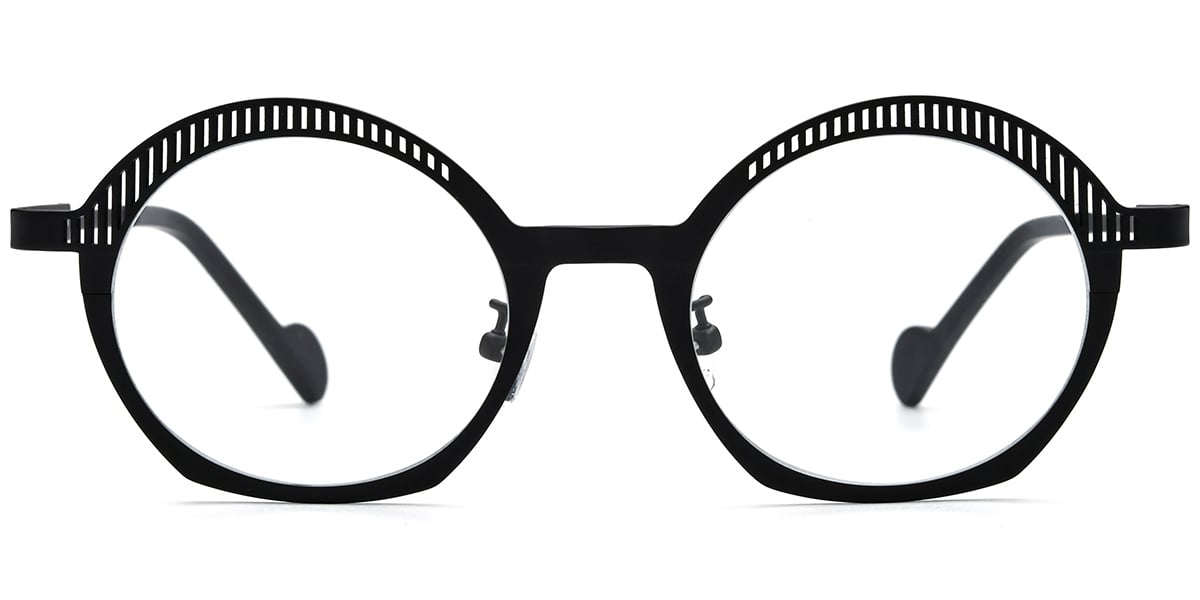 Titanium Round Frame F8814