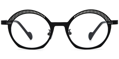 Titanium Round Frame F8814