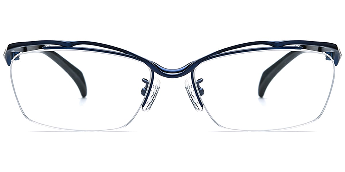Titanium Cat Eye Frame F7302