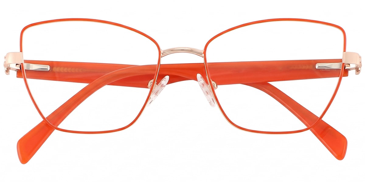 Acetate Metal Square Frame F8878