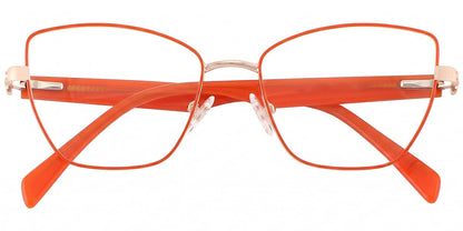 Acetate Metal Square Frame F8878