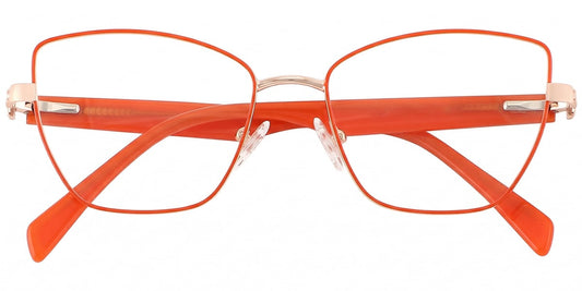 Acetate Metal Square Frame F8878