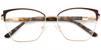 Acetate Metal Square Frame F9026