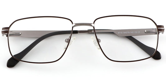 Acetate Metal Rectangle Frame F8724