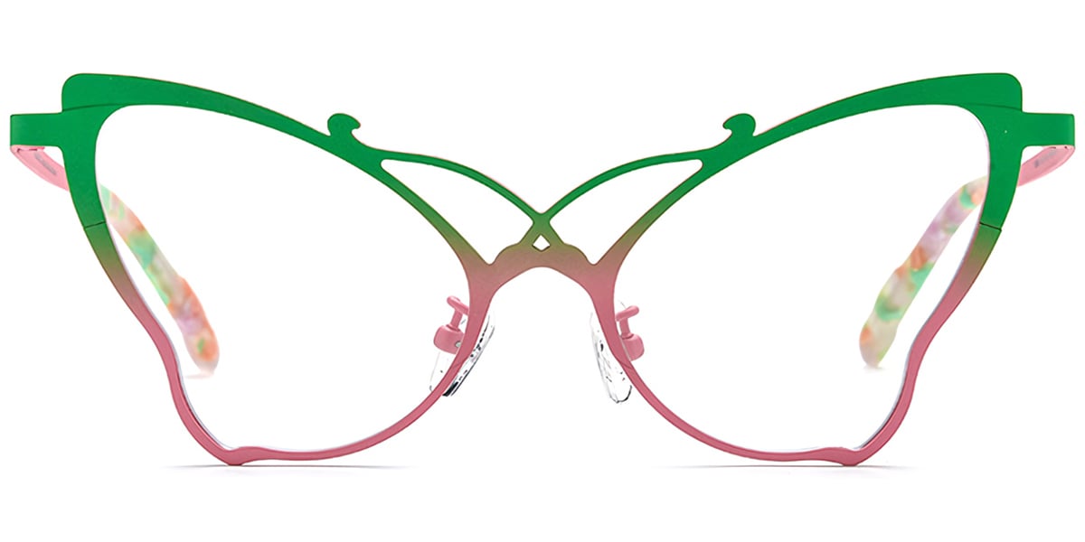 Titanium Cat Eye Frame F7299