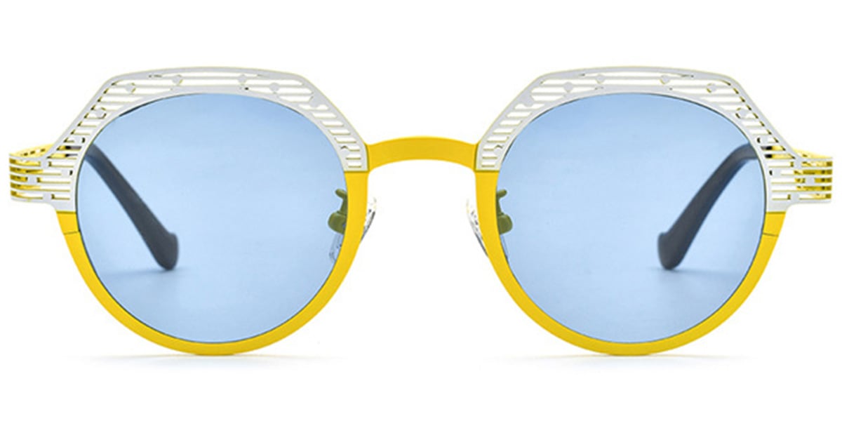 Titanium Geometric Sunglasses SG6726