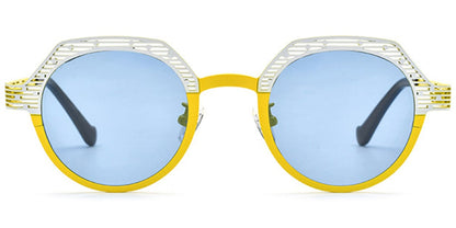 Titanium Geometric Sunglasses SG6726