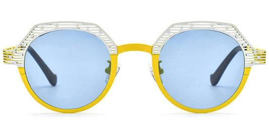 Titanium Geometric Sunglasses SG6726
