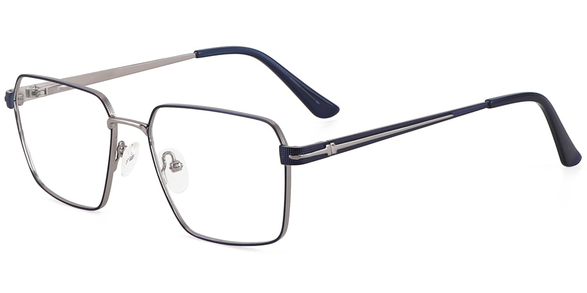 Acetate Metal Square Frame F9003