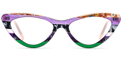 Acetate Cat Eye Frame F7569