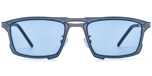 Titanium Rectangle Sunglasses SG8339