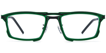 Titanium Rectangle Frame F8338