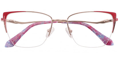 Acetate Metal Square Frame F9020
