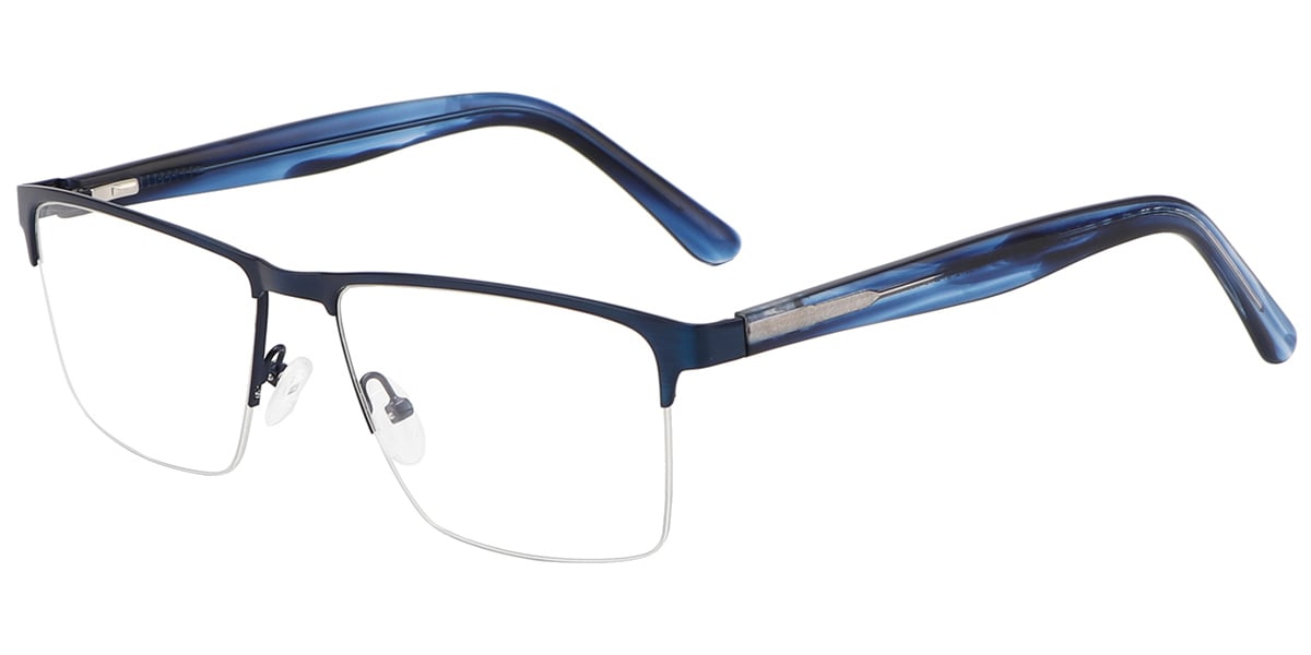 Acetate Metal Rectangle Frame F8564
