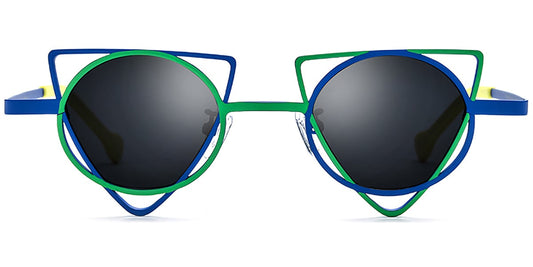 Titanium Geometric Sunglasses SG7169