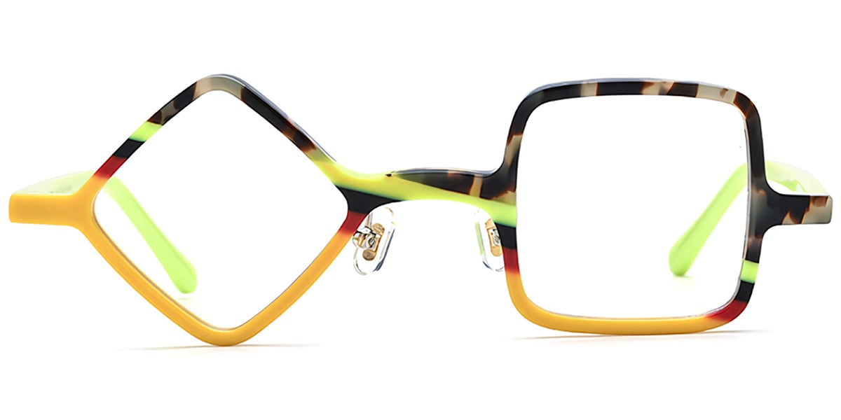 Acetate Geometric Frame F7730