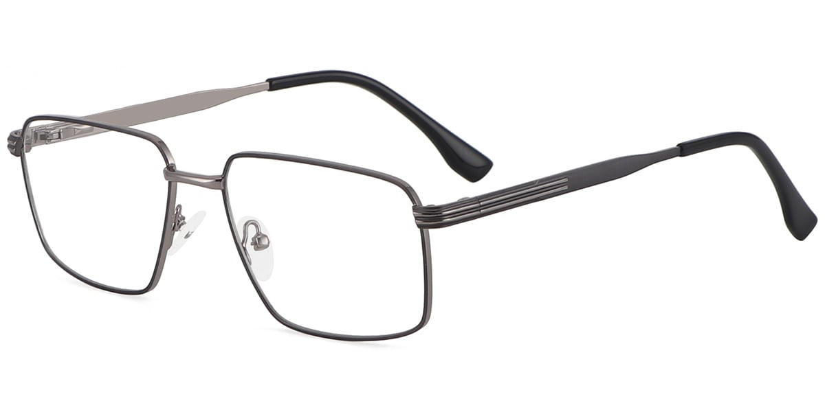 Acetate Metal Rectangle Frame F9341