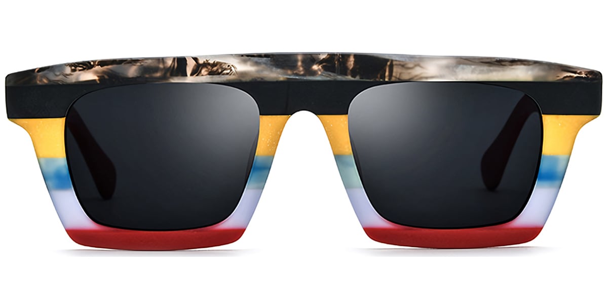 Acetate Square Sunglasses SG7173