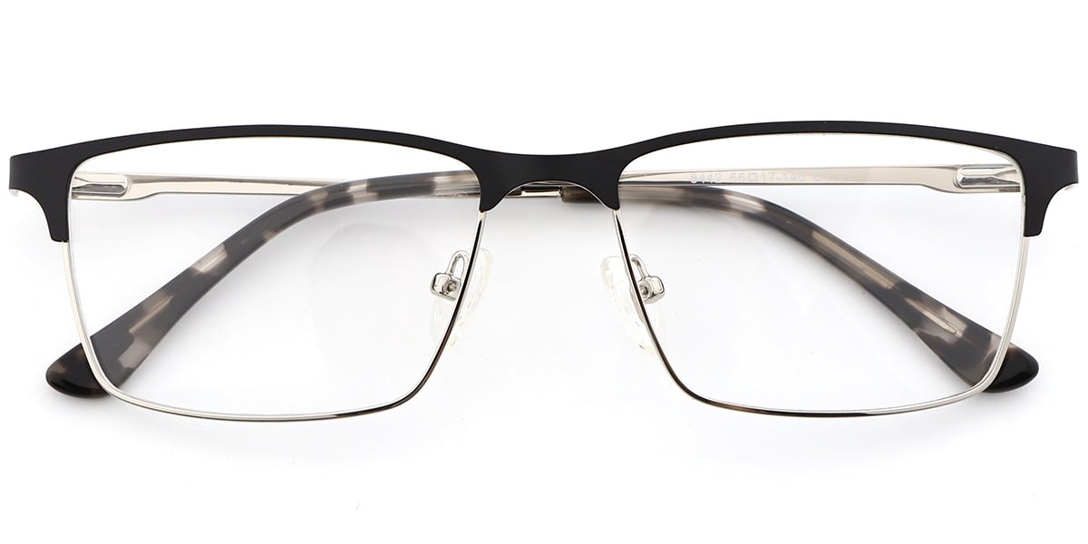 Acetate Metal Rectangle Frame F8540