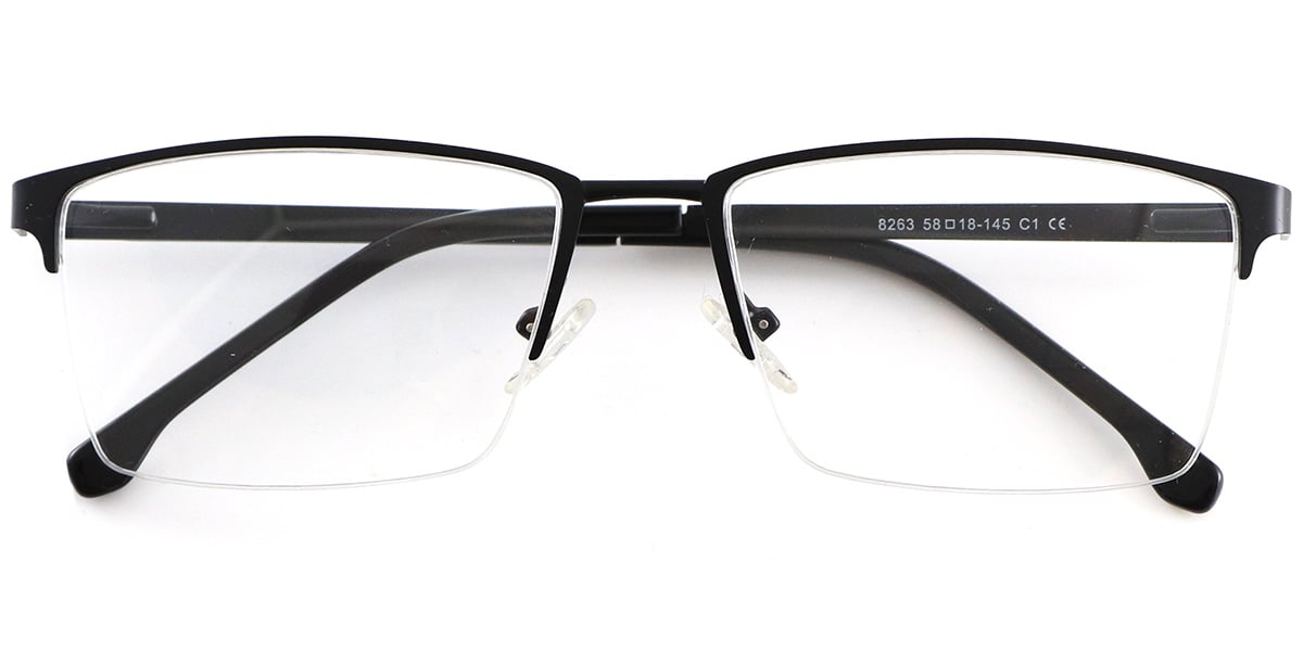 Acetate Metal Rectangle Frame F8538