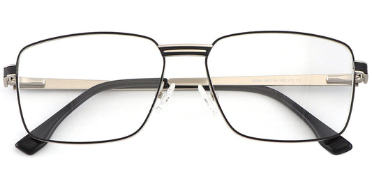 Acetate Metal Rectangle Frame F8727