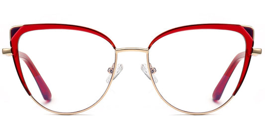 Metal TR Cat Eye Frame F6841
