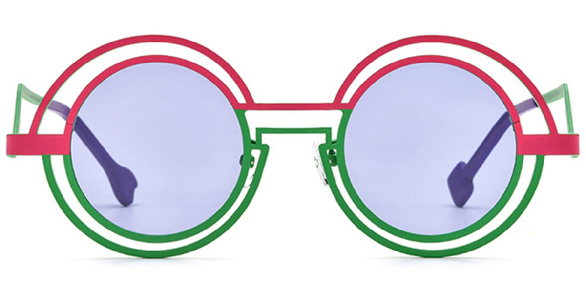 Titanium Round Sunglasses SG6785