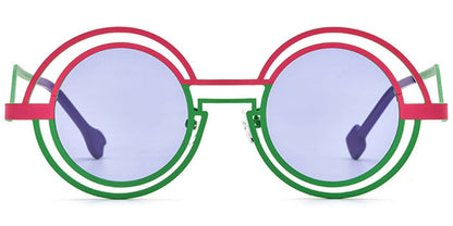 Titanium Round Sunglasses SG6785