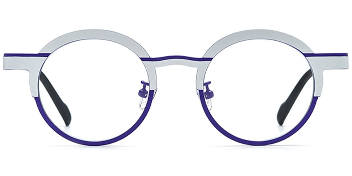 Titanium Round Frame F7017
