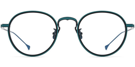 Titanium Round Frame F6082