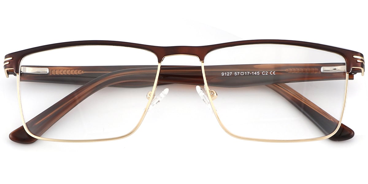 Acetate Metal Rectangle Frame F9027