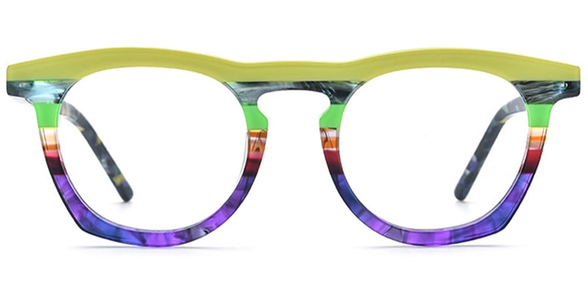 Acetate Square Frame F6057