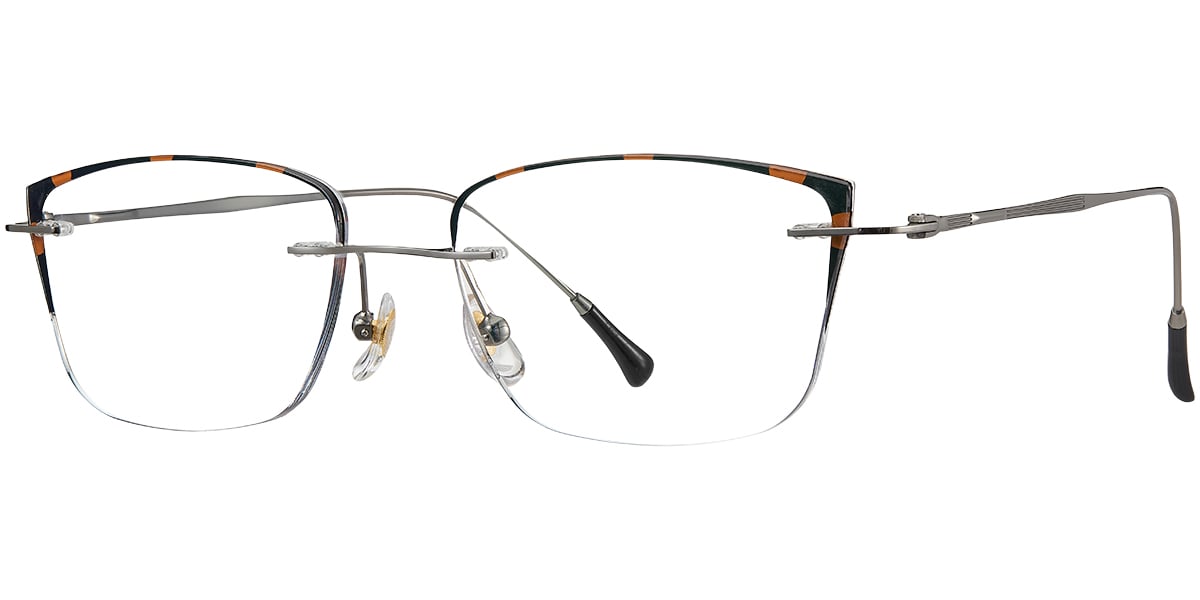 Titanium Rectangle Frame F7768