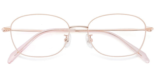 Acetate Metal Oval Frame F9131