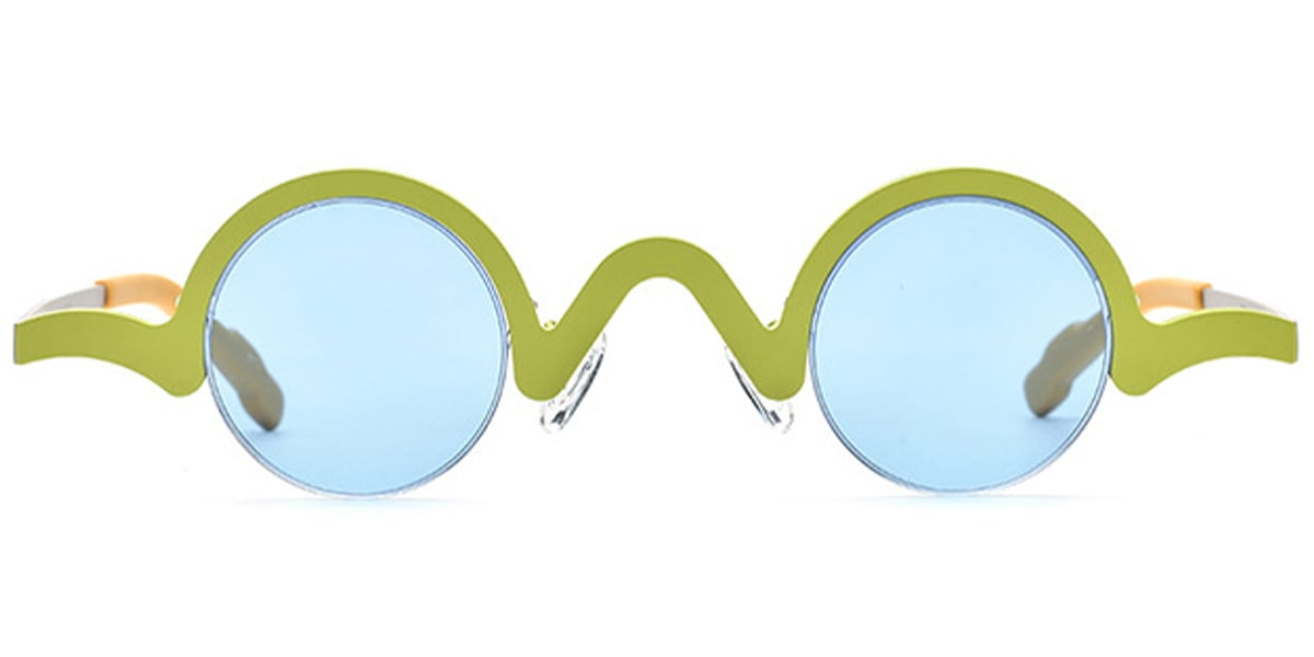 Titanium Round Sunglasses SG6368