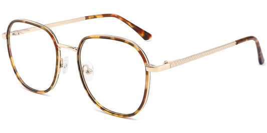 Acetate Metal Square Frame F10269