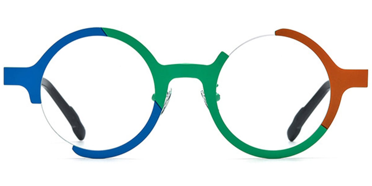 Titanium Round Frame F6799