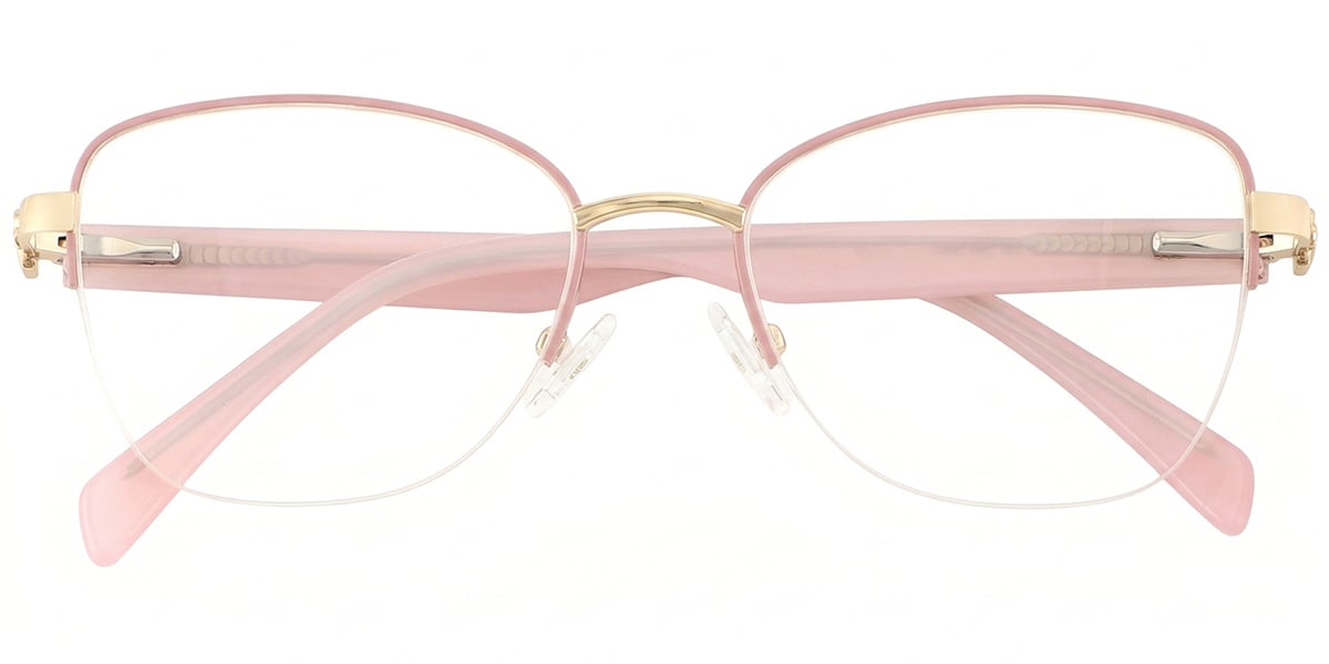 Acetate Metal Oval Frame F8876