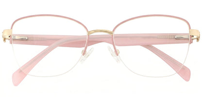Acetate Metal Oval Frame F8876